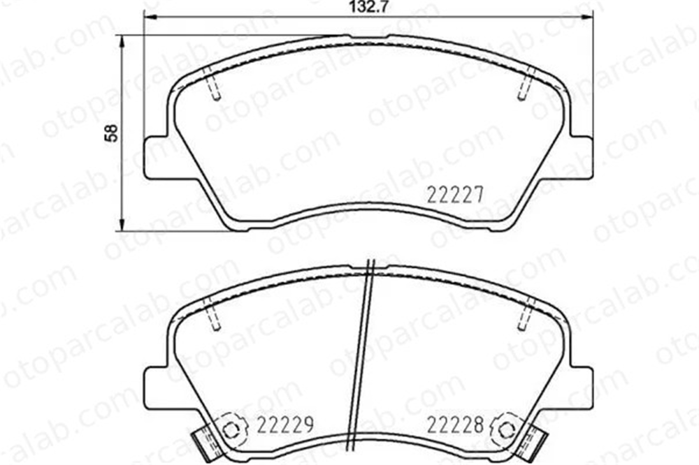 VALEO 671766 Fren Disk Balata Ön KIA RIO IV STONIC 58101H5A25 58101H8A55