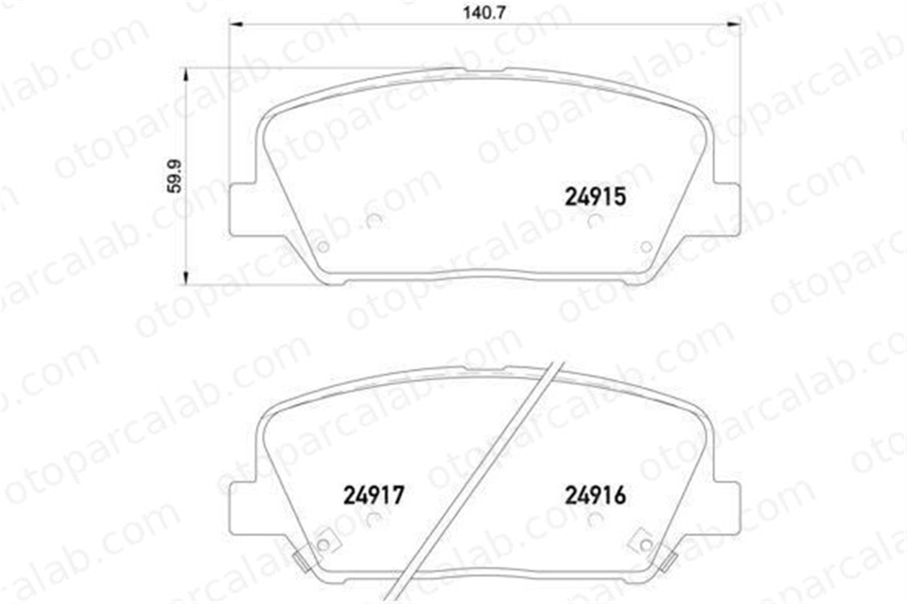 VALEO 671782 Fren Disk Balata Ön HYUNDAI i30 Coupe KIA CEE'D 58101A6A70 581012TA20
