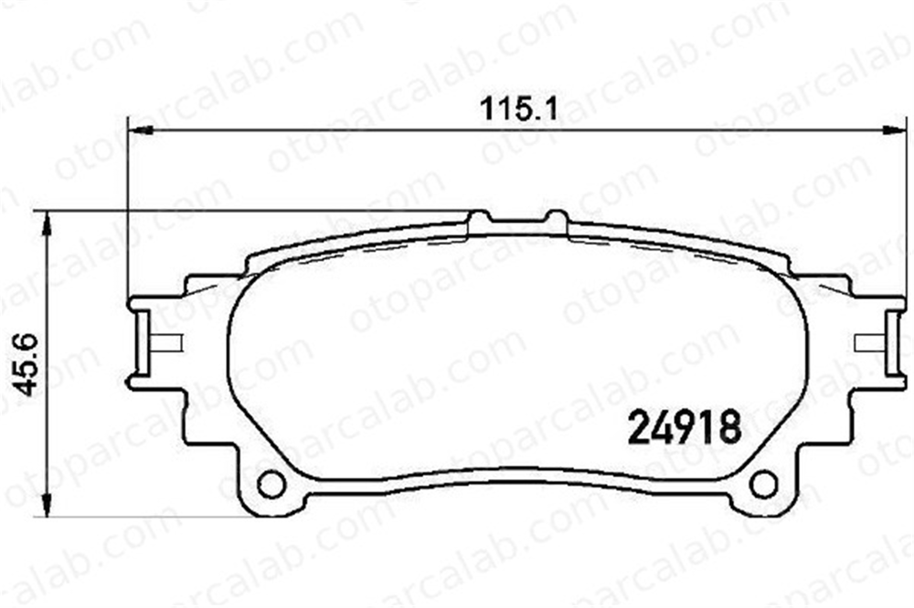 VALEO 671800 Fren Disk Balata Arka LEXUS GS RX 446630290 44660E010