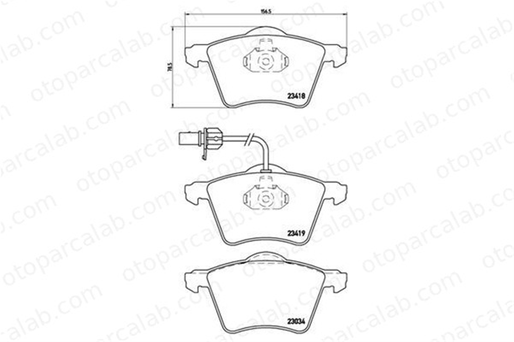 VALEO 671801 Fren Disk Balata Ön FORD GALAXY I GALAXY MK I VAN 7M3698151B 1201124