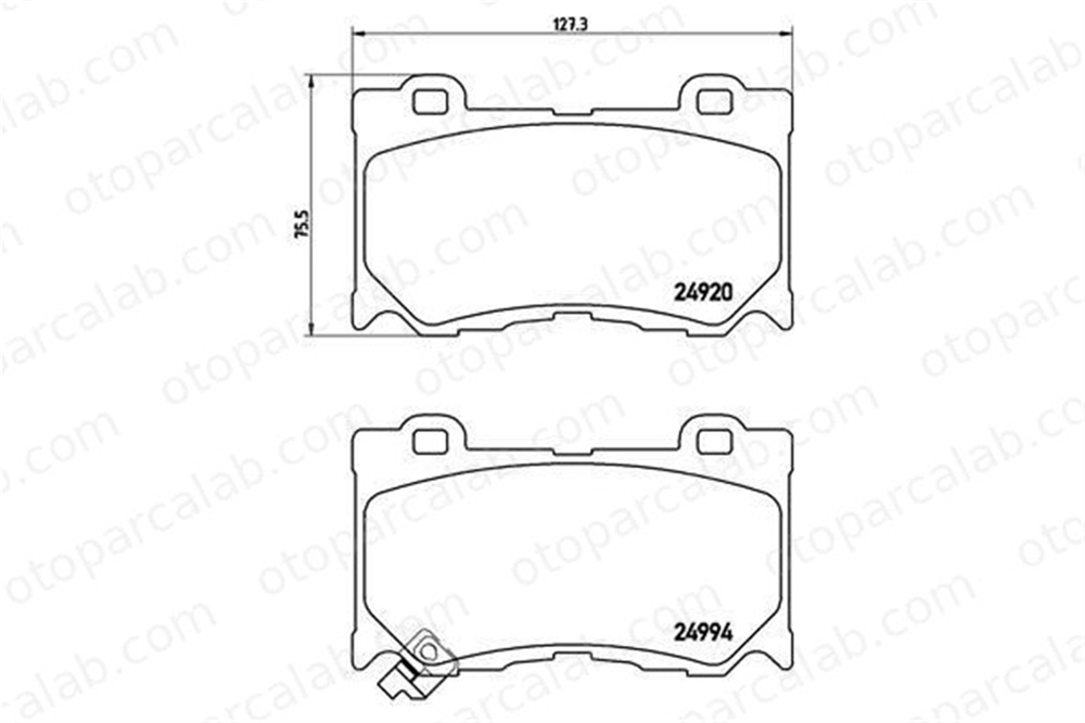 VALEO 671804 Fren Disk Balata Ön INFINITI Q50 FX D10601TG1C D1060JL00A