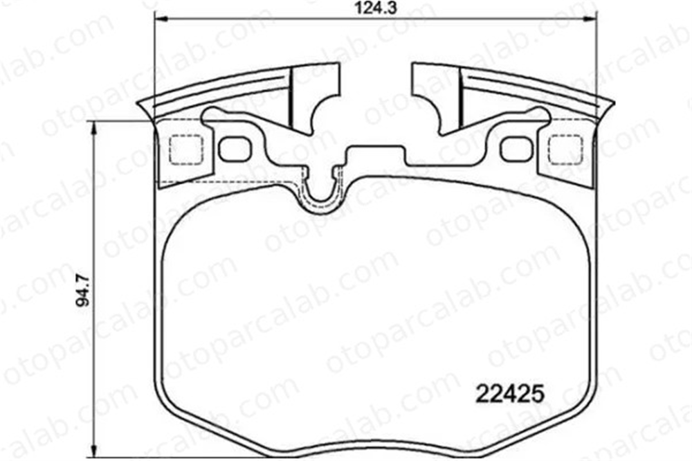 VALEO 671856 Fren Disk Balata Ön BMW 5 5 Touring 34116888457 34108844368