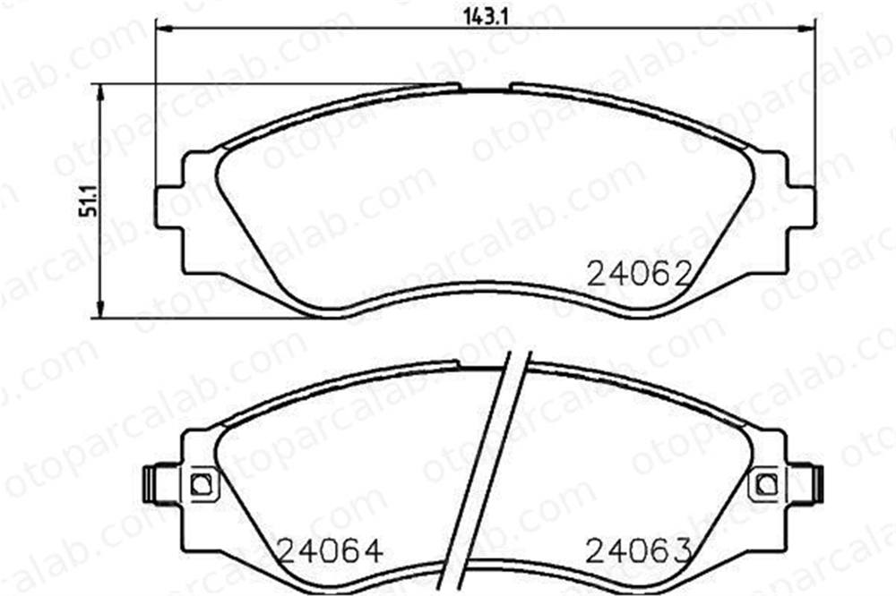 VALEO 671861 Fren Disk Balata Ön DAEWOO LEGANZA CHEVROLET EPICA 96349059 96446742