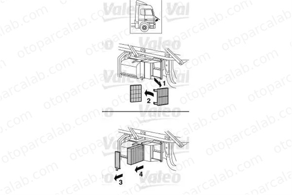VALEO 716040 Polen Filtresi SCANIA R II P II 1326180