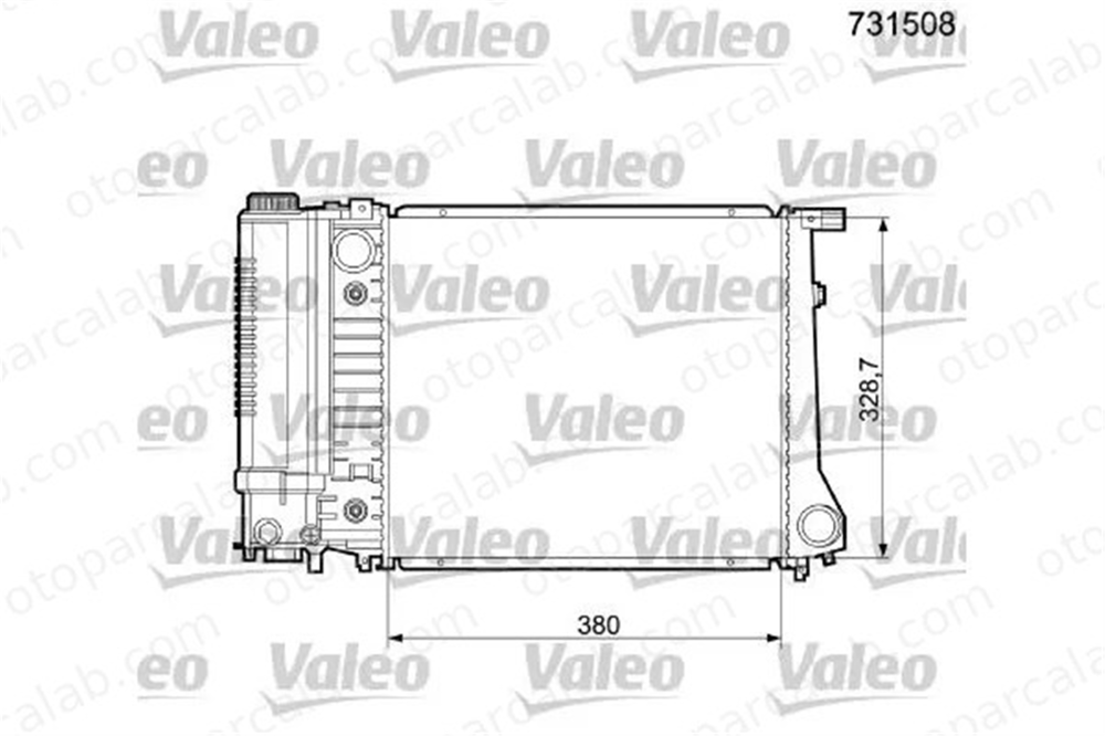VALEO 731508 Su Radyatörü BMW 3 3 Touring 17111712977 17111719301