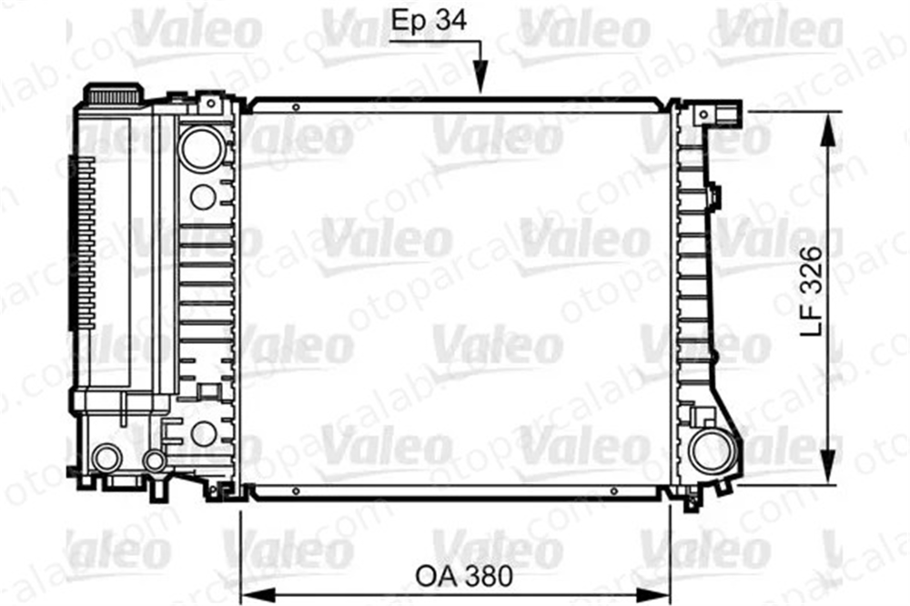 VALEO 731509 Su Radyatörü BMW 3 3 Touring 17111719024 17111719300