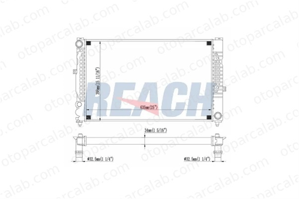 VALEO 731756 Su Radyatörü AUDI A6 C5 A6 C5 Avant 8D0121251N 4B0121251K
