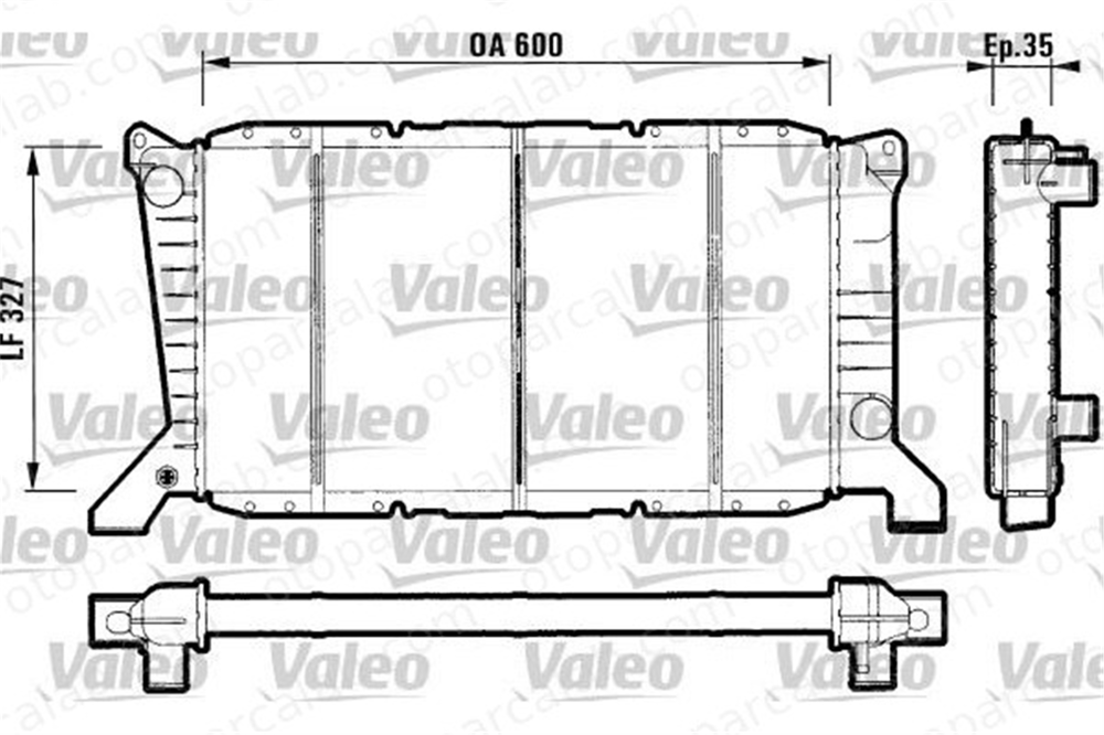 VALEO 731779 Su Radyatörü FORD TRANSIT Panelvan/Van TRANSIT Minibüs/Otobüs 46749005 1671828