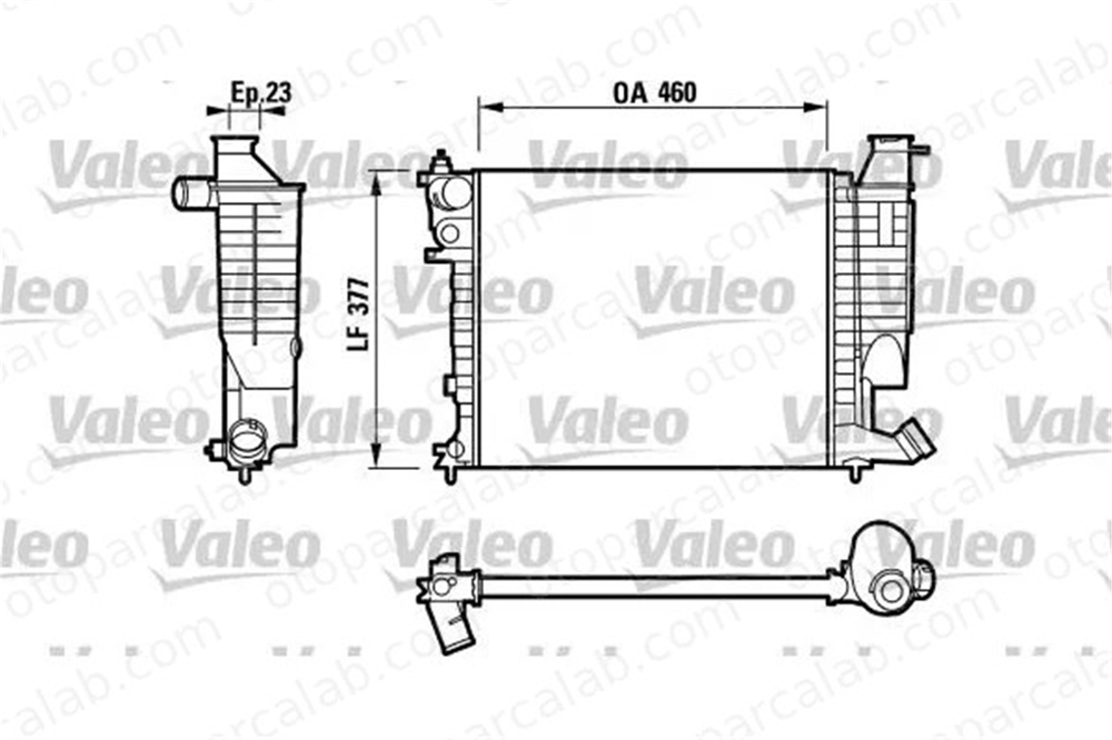 VALEO 732534 Su Radyatörü CITROËN XSARA XSARA Break 190105R0901 1301FE