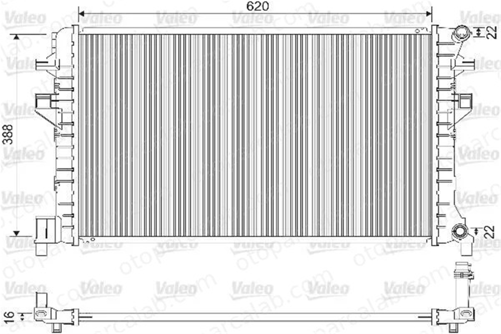 VALEO 733121 Su Radyatörü AUDI A3 Limousine VW GOLF VII 5Q0121251EJ 5Q0121251GB