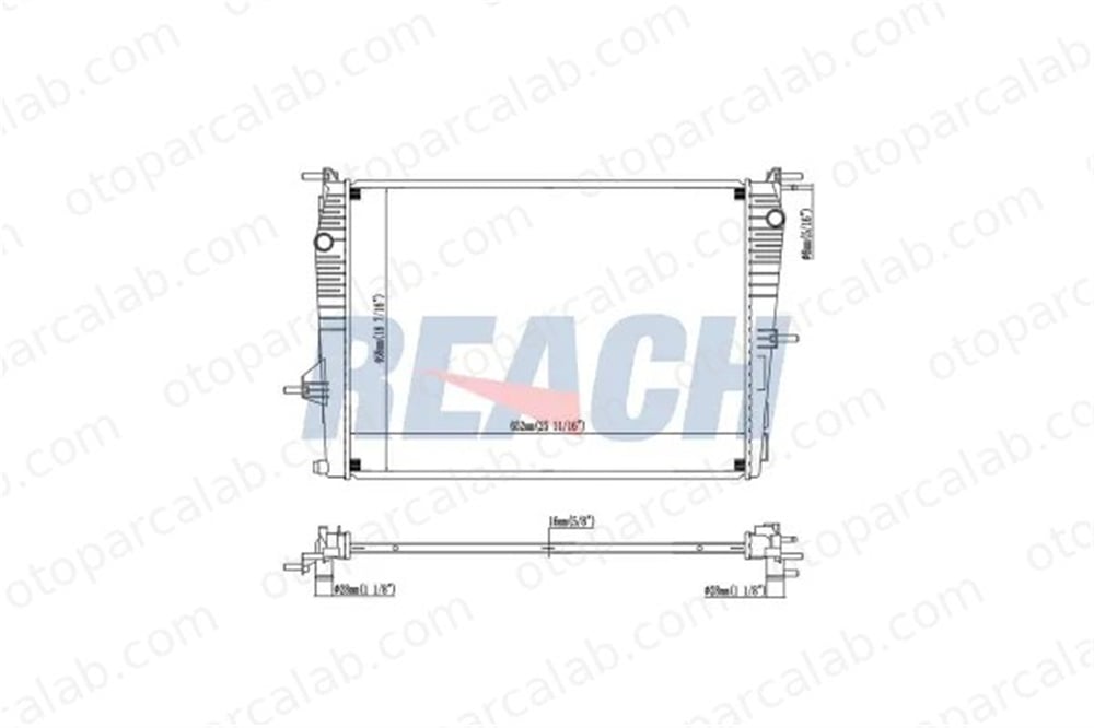 VALEO 733133 Su Radyatörü RENAULT MEGANE III Hatchback FLUENCE 214100014R 214100067R