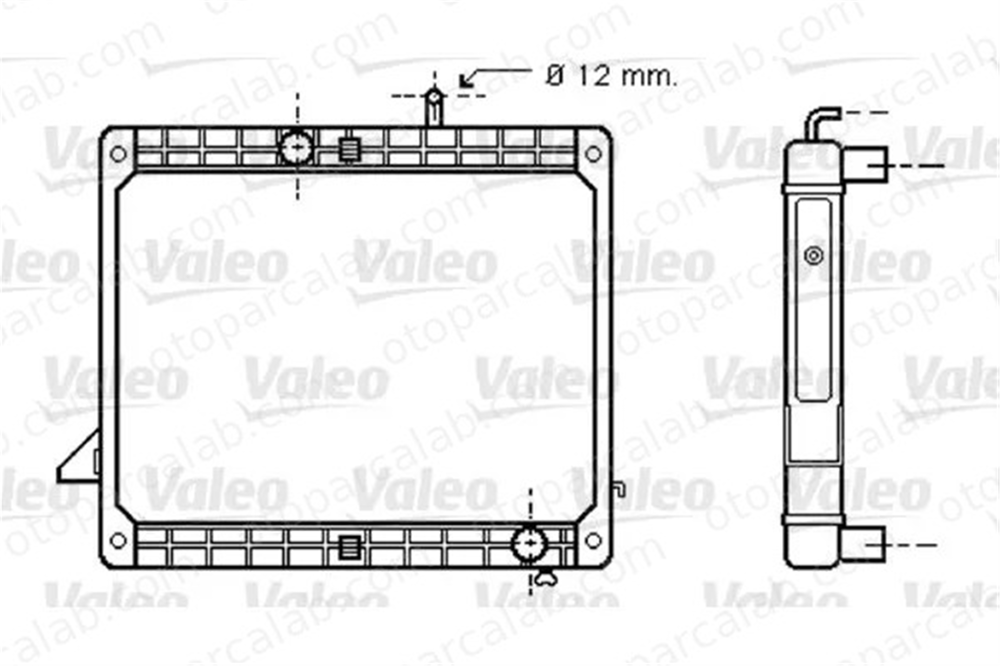 VALEO 733421 Su Radyatörü MERCEDES-BENZ AROCS ACTROS MP4 / MP5 6765000003 6765000103
