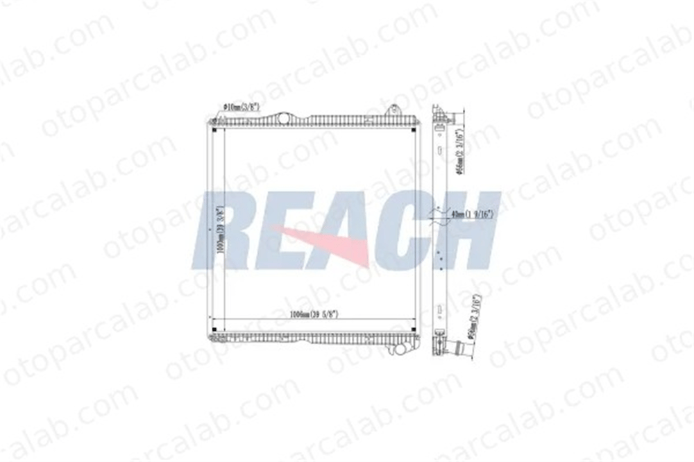 VALEO 733563 Su Radyatörü SCANIA R II P II 2439723 2479805