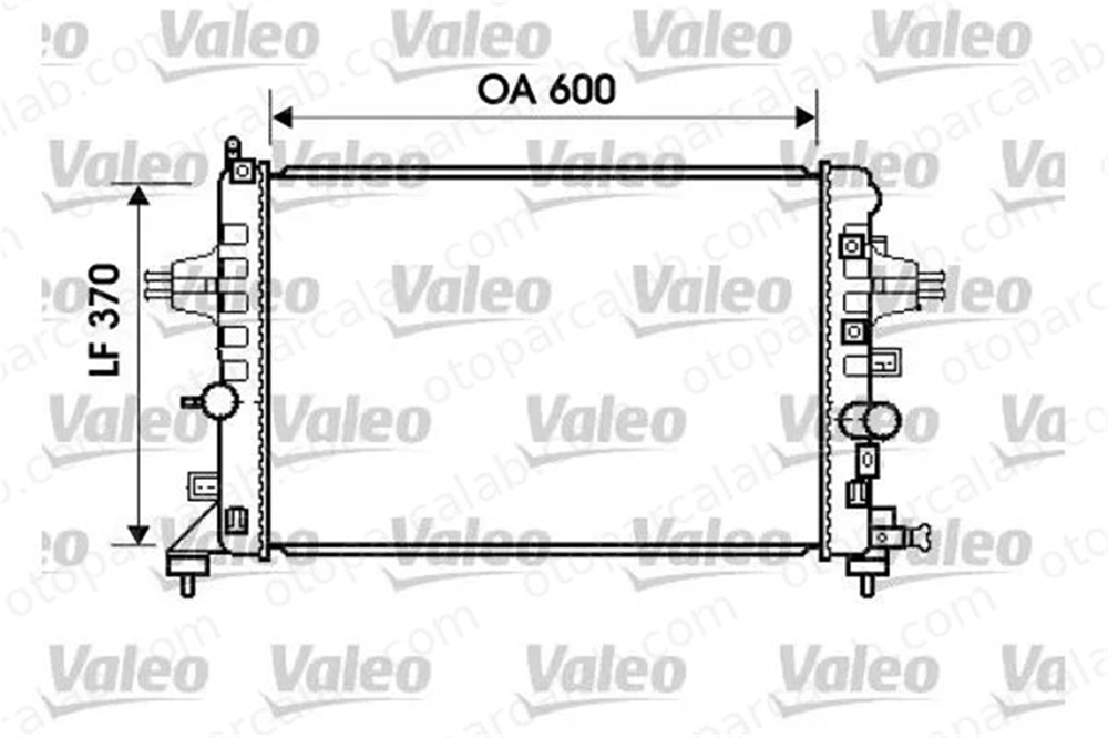 VALEO 734382 Su Radyatörü OPEL ZAFIRA / ZAFIRA FAMILY B ASTRA H Station wagon 13145211 1300266