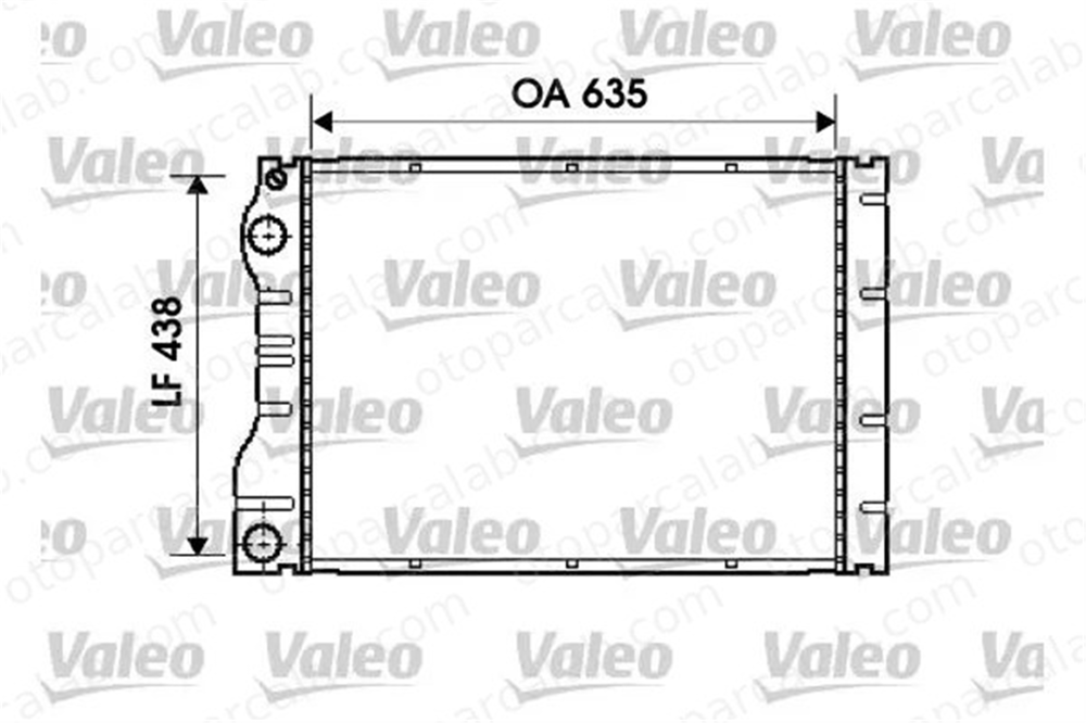 VALEO 734828 Su Radyatörü RENAULT AVANTIME ESPACE III 6025312321