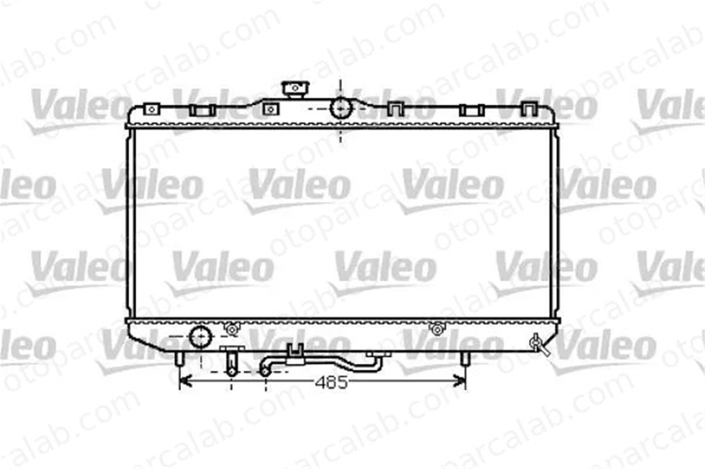 VALEO 734839 Su Radyatörü TOYOTA CELICA Coupe 1640016301 1640016340