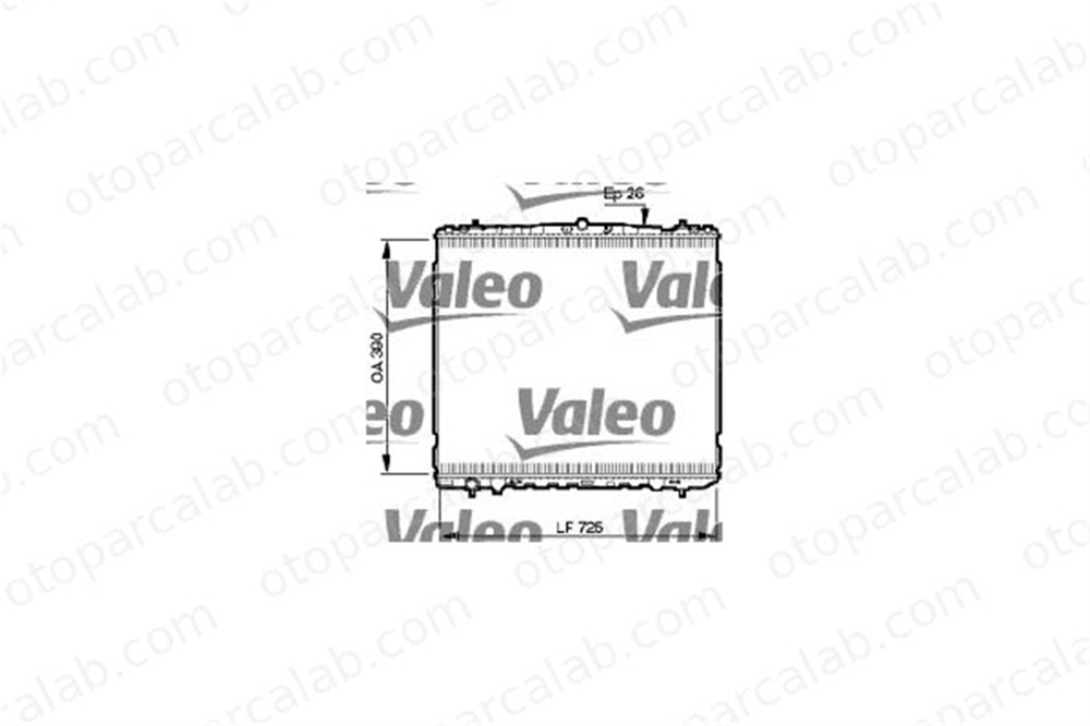 VALEO 734905 Su Radyatörü HYUNDAI SANTA FÉ I 2531026410