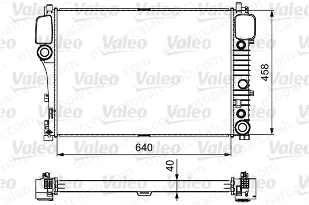VALEO 735299 Su Radyatörü MERCEDES-BENZ S-SERISI S-SERISI Coupe A2215003203 2215003203
