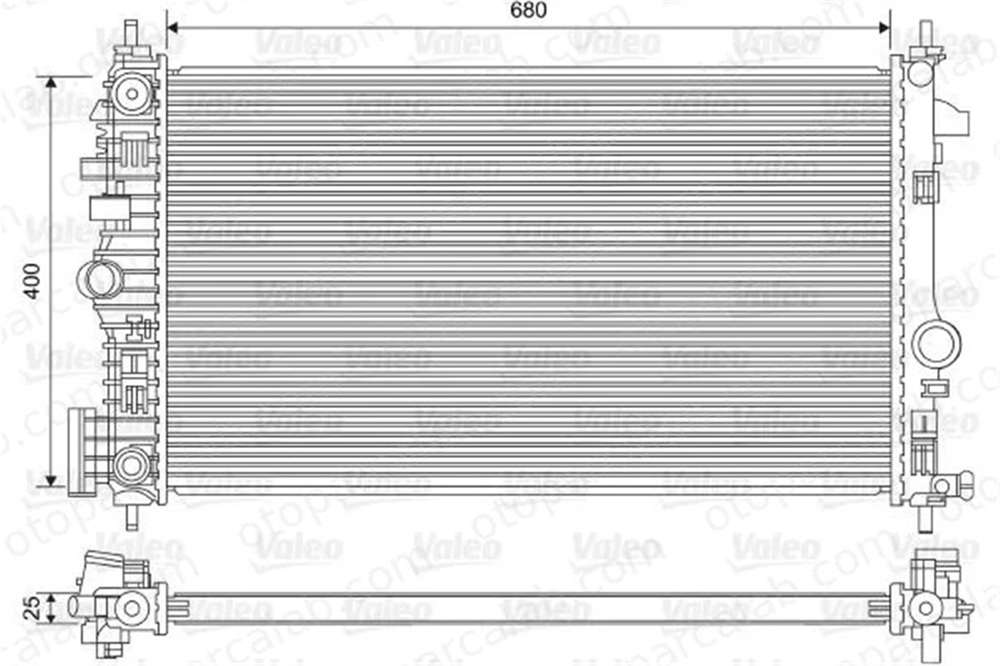 VALEO 735486 Su Radyatörü OPEL INSIGNIA A INSIGNIA A Sports Tourer 1300290 13241724