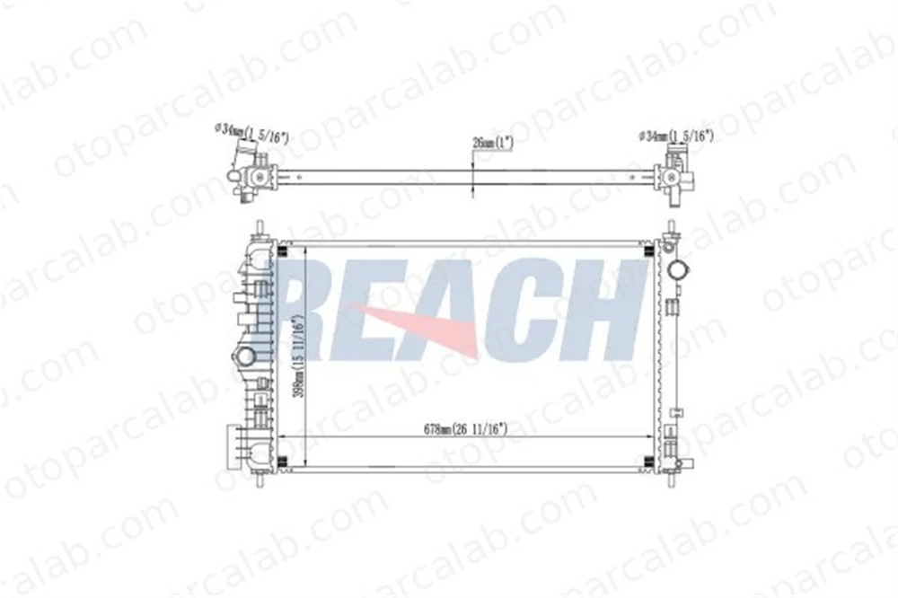 VALEO 735488 Su Radyatörü OPEL INSIGNIA A INSIGNIA A Sedan 1300289 13241723