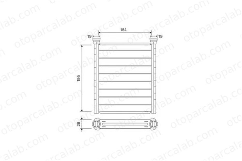 VALEO 811641 Kalorifer Radyatörü MERCEDES-BENZ A-SERISI CLA Coupe A2468300161 271105DA0A