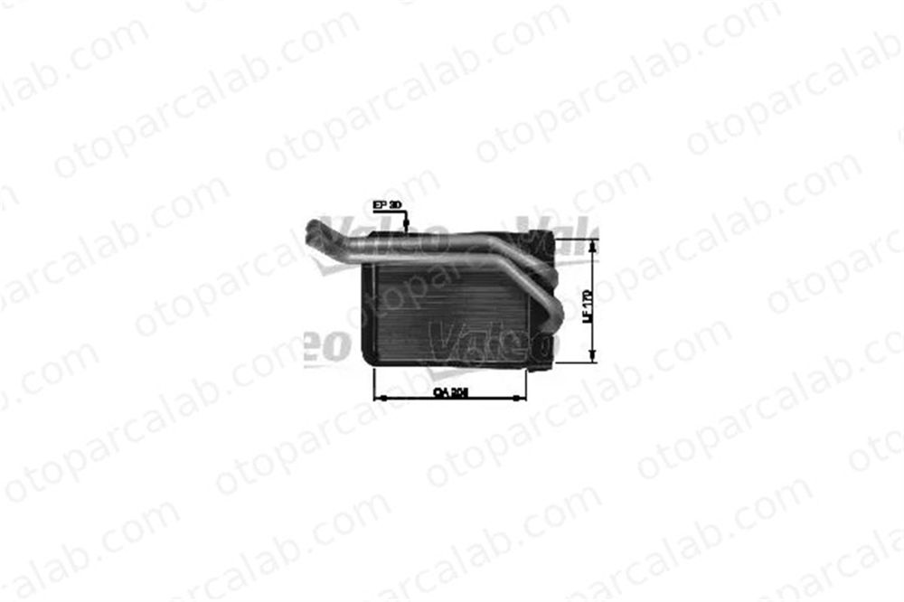 VALEO 812432 Kalorifer Radyatörü HYUNDAI SANTA FÉ I 9722726000