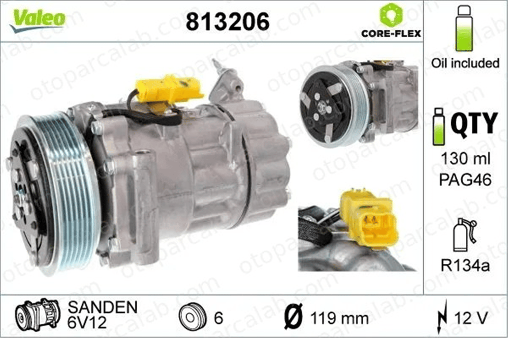 VALEO 813206 Klima Kompresörü MINI MINI MINI COUNTRYMAN 9671453780 9800821980