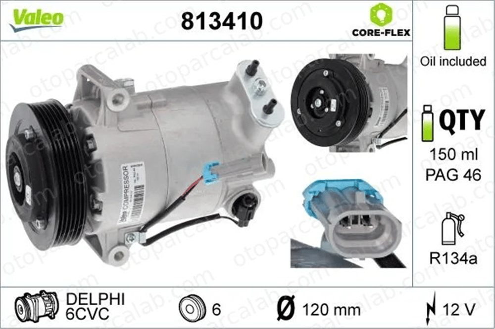 VALEO 813410 Klima Kompresörü OPEL ASTRA J ASTRA J Sports Tourer 1618421 13395696