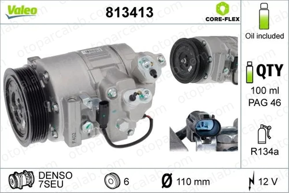 VALEO 813413 Klima Kompresörü BMW 5 5 Touring 64509174803 6915083