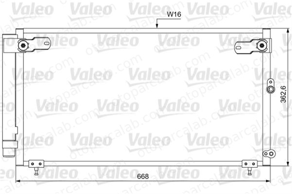 VALEO 814047 Klima Radyatörü LEXUS IS I IS SportCross 8846053010 8705053020
