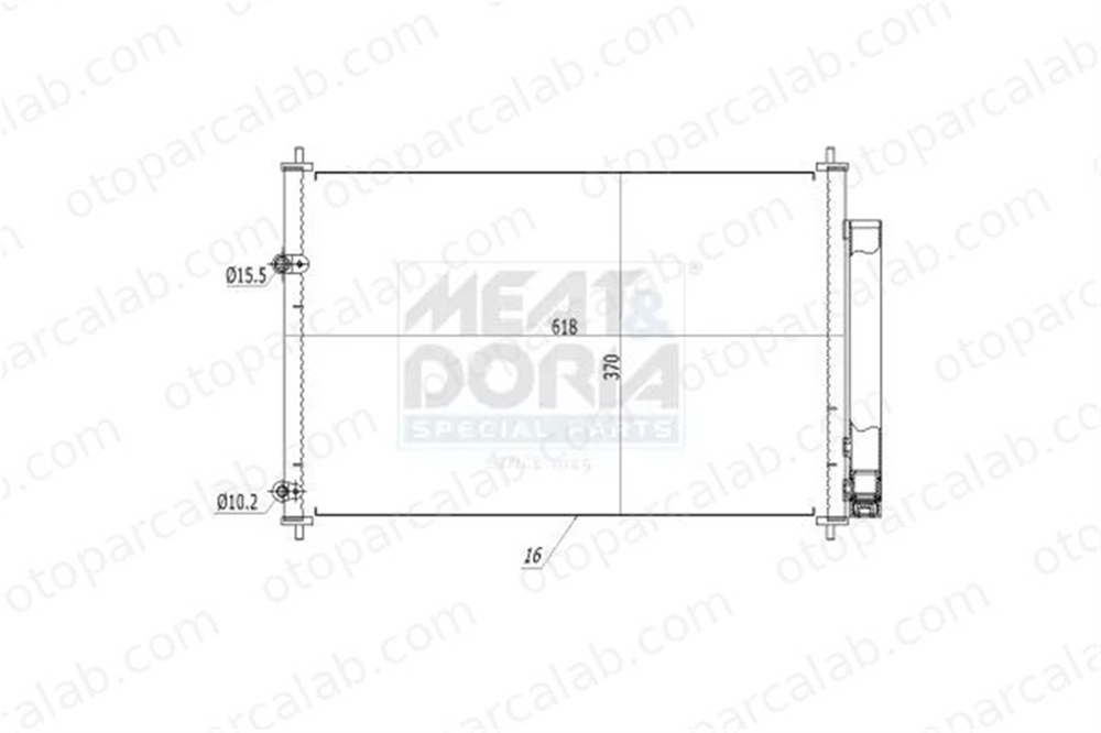VALEO 814234 Klima Radyatörü TOYOTA AURIS AVENSIS Sedan 8845012280 8845002280