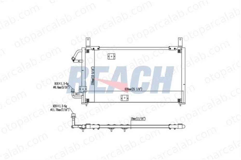 VALEO 814277 Klima Radyatörü DAEWOO ESPERO NEXIA 96164823 96265216