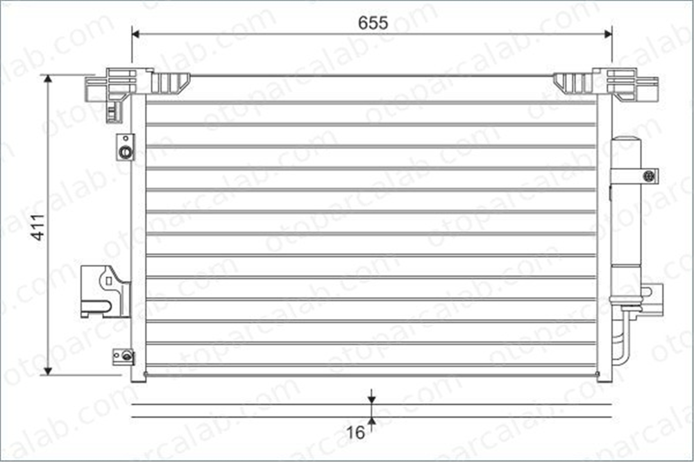 VALEO 814315 Klima Radyatörü MITSUBISHI ASX LANCER VIII Sportback 7812A204 6455FA