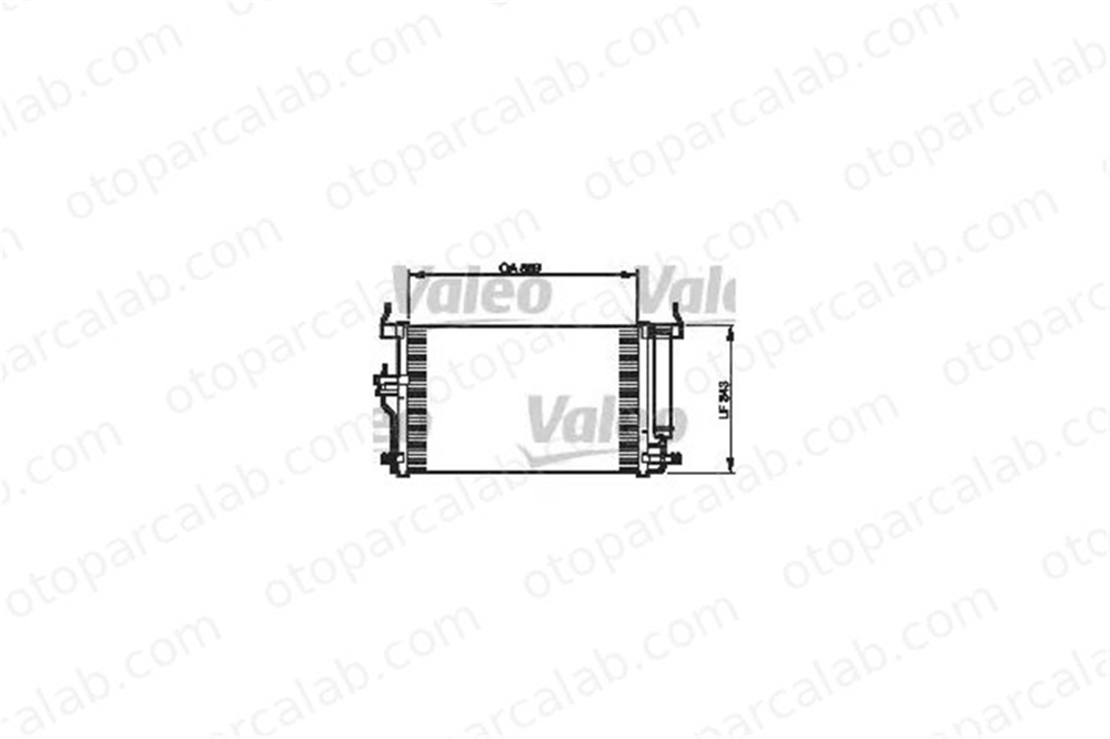 VALEO 814339 Klima Radyatörü HYUNDAI ELANTRA III Sedan COUPE II 976062D500 976062D000