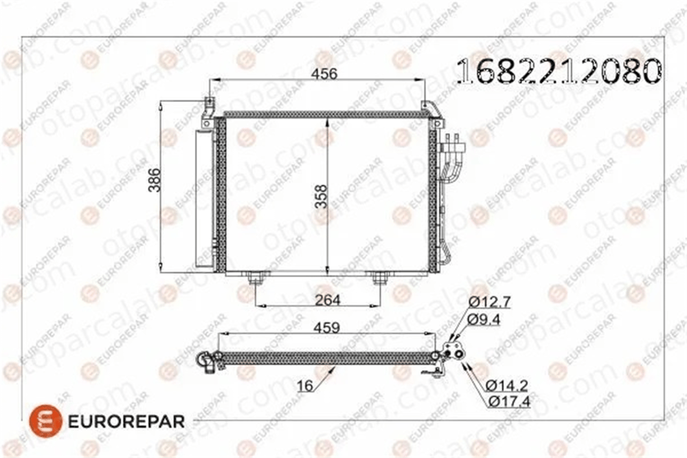 VALEO 814354 Klima Radyatörü HYUNDAI i10 I 1682212080 R1682212080