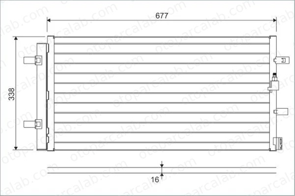 VALEO 814370 Klima Radyatörü AUDI A4 B8 A4 B8 Avant 8K0260403D 4G0260403A