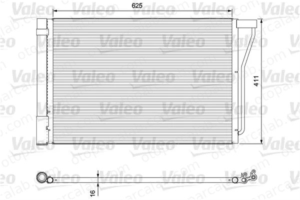VALEO 814388 Klima Radyatörü BMW 5 6 Cabrio 17112284243 17119389419