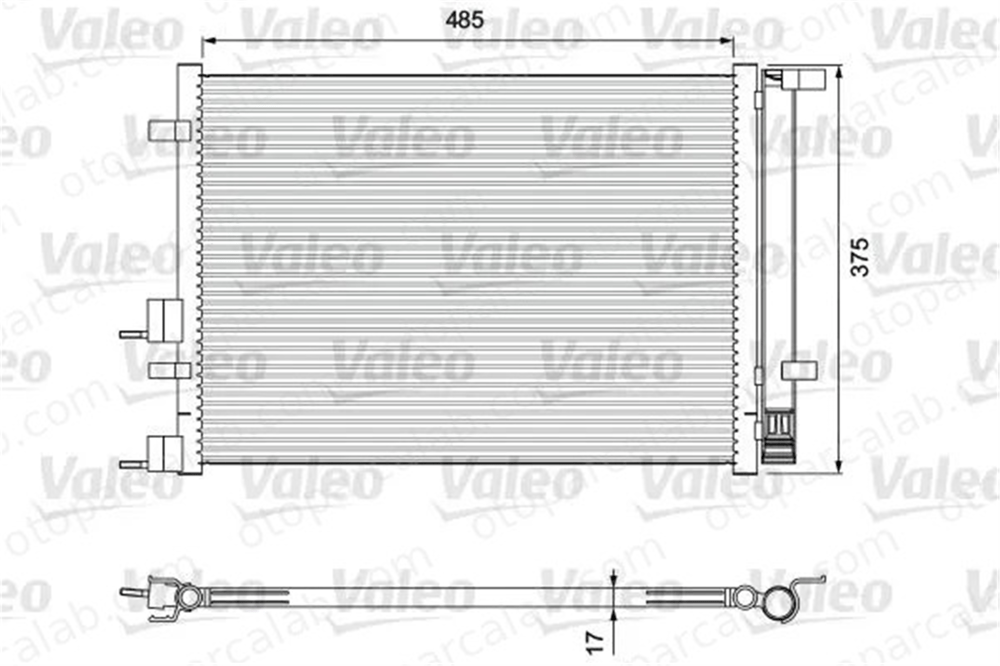 VALEO 814395 Klima Radyatörü HYUNDAI i20 I 976061J000 976061J010