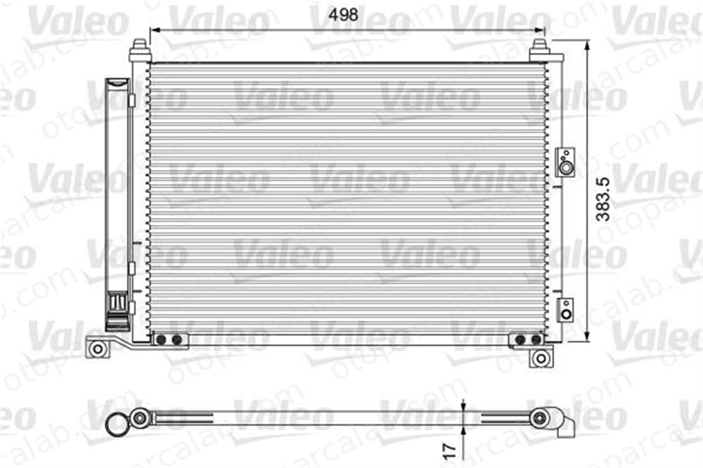 VALEO 814403 Klima Radyatörü FORD RANGER MAZDA B-SERIE 3M3519710CB UM6561480A