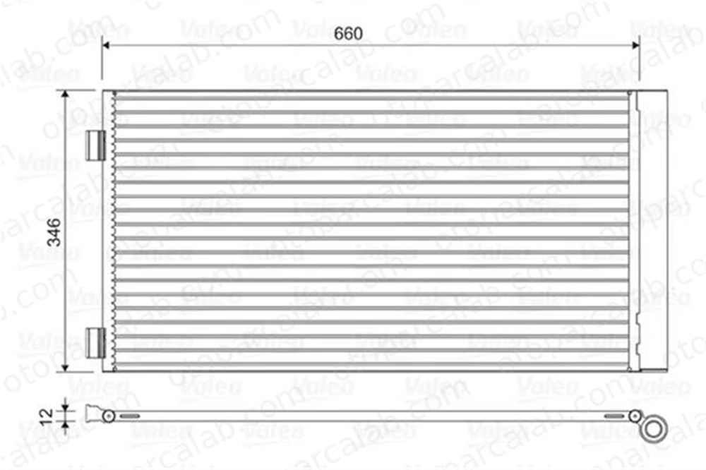 VALEO 814408 Klima Radyatörü MINI MINI MINI COUNTRYMAN 64539228607 9228607
