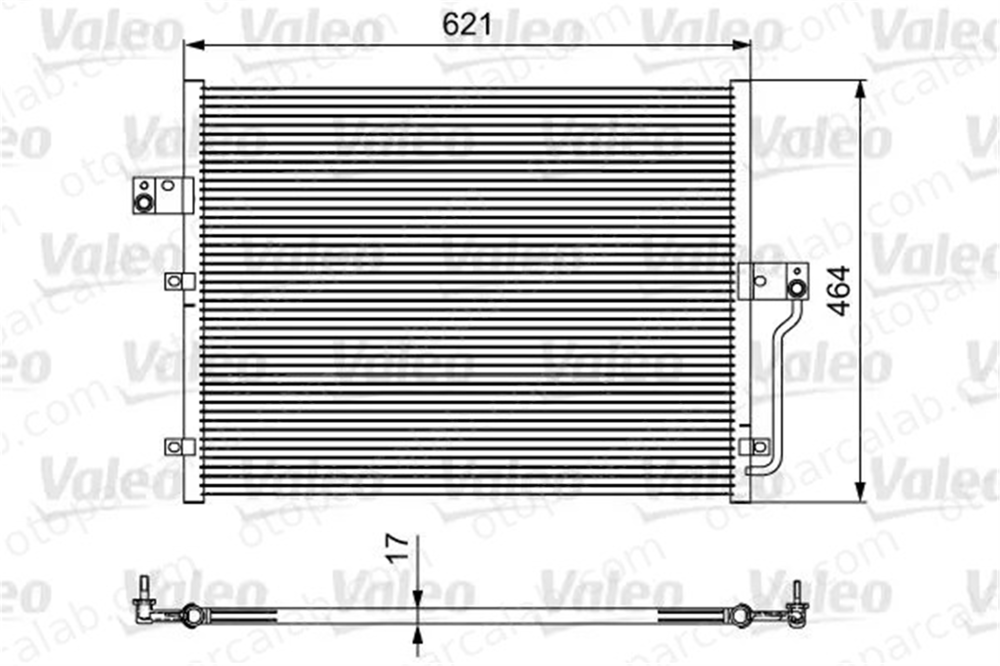 VALEO 814441 Klima Radyatörü SSANGYONG KYRON ACTYON I 68400090006840009001 6840009000