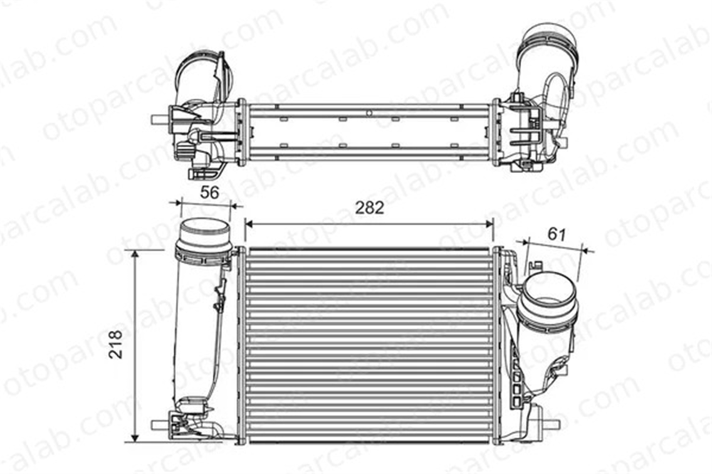 VALEO 816759 Turbo Radyatörü RENAULT ESPACE V NISSAN QASHQAI II SUV 144614EB0A 144614BE0A