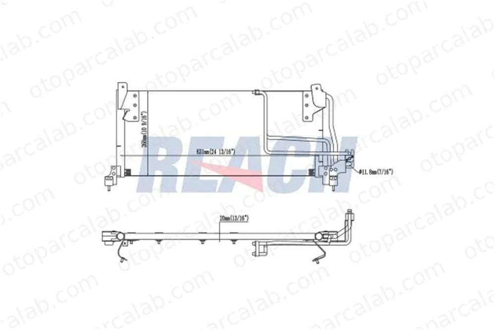 VALEO 816902 Klima Radyatörü OPEL COMBO Kasa/büyük limuzin CORSA B 1618108 1618015