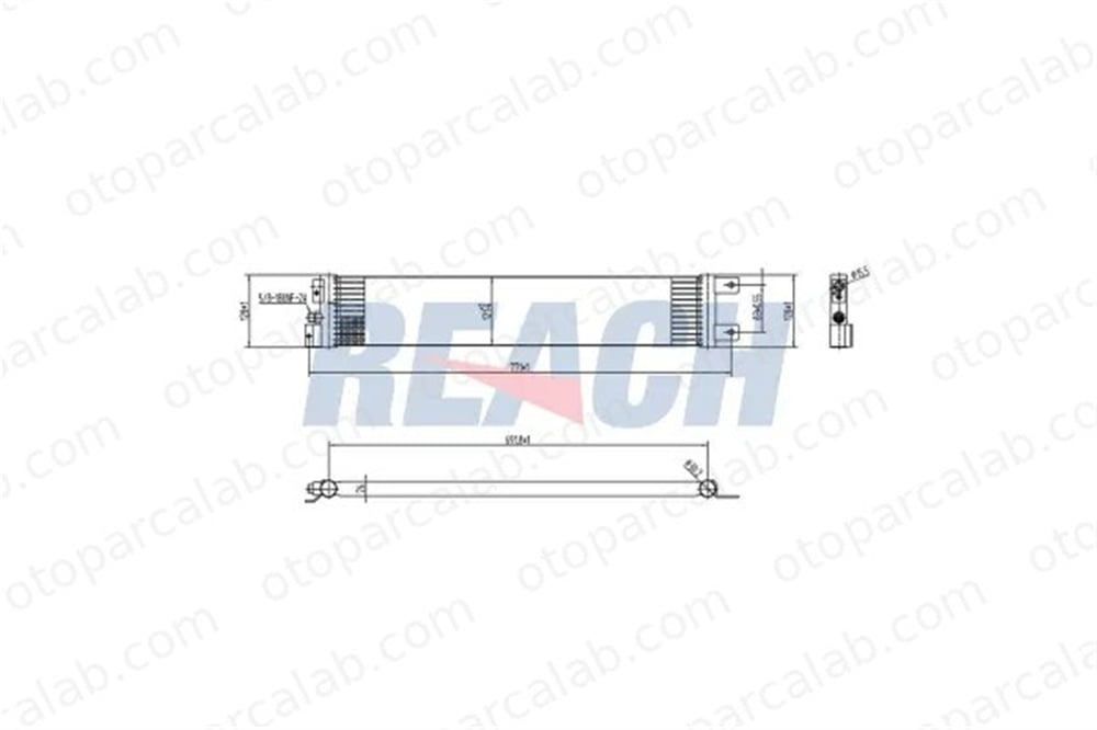 VALEO 817074 Klima Radyatörü CHRYSLER VOYAGER / GRAND VOYAGER III GRAND VOYAGER III VAN 4682591 4682591AB