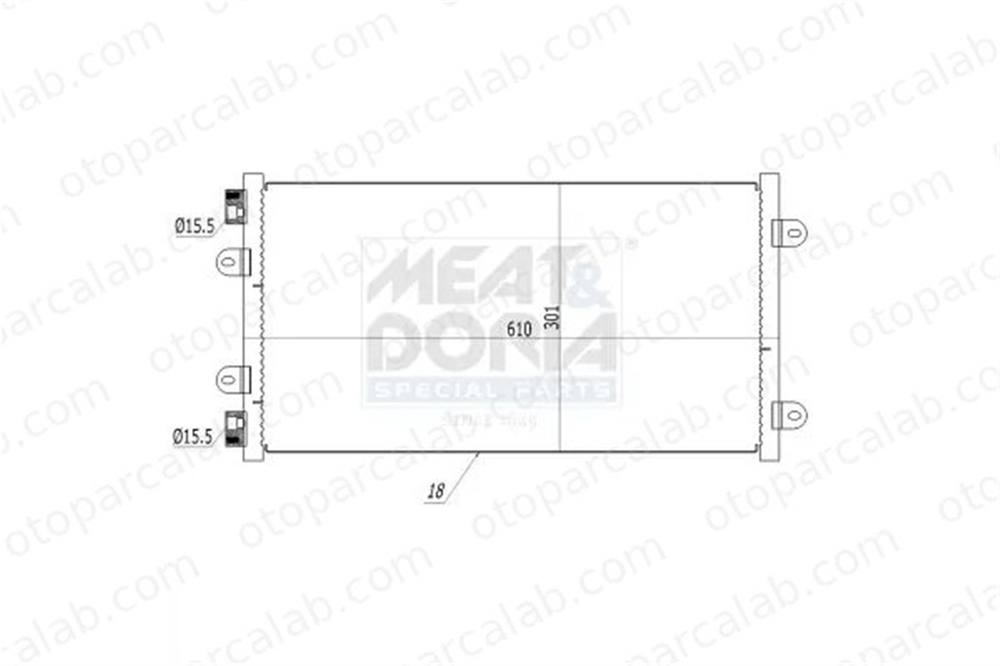 VALEO 817385 Klima Radyatörü FIAT PUNTO PUNTO Kasa/eğik arka 46829340 46524503