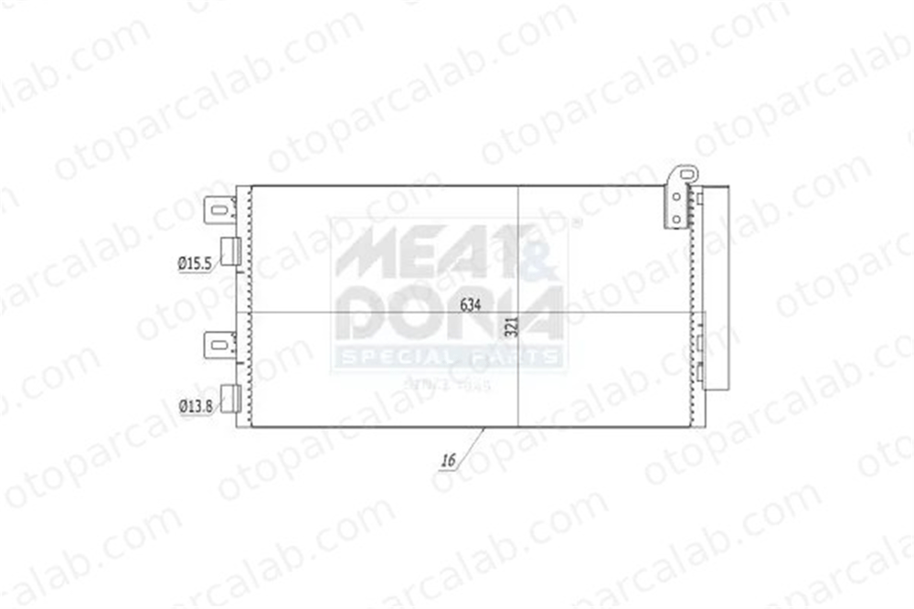VALEO 817547 Klima Radyatörü MINI MINI Cabrio MINI 64531490572 1490572