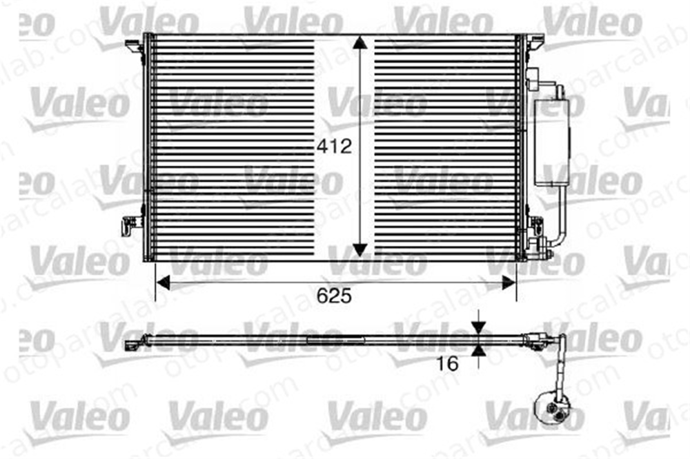 VALEO 817712 Klima Radyatörü SAAB 9-3 Station wagon 9-3 12793295 12793296
