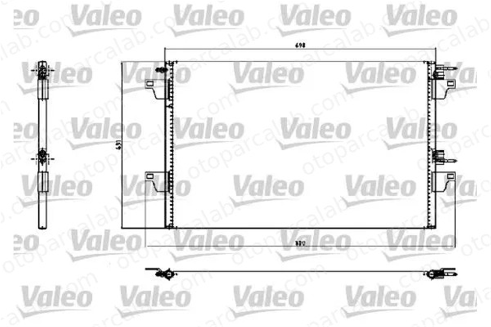 VALEO 817731 Klima Radyatörü RENAULT ESPACE IV 8200033733