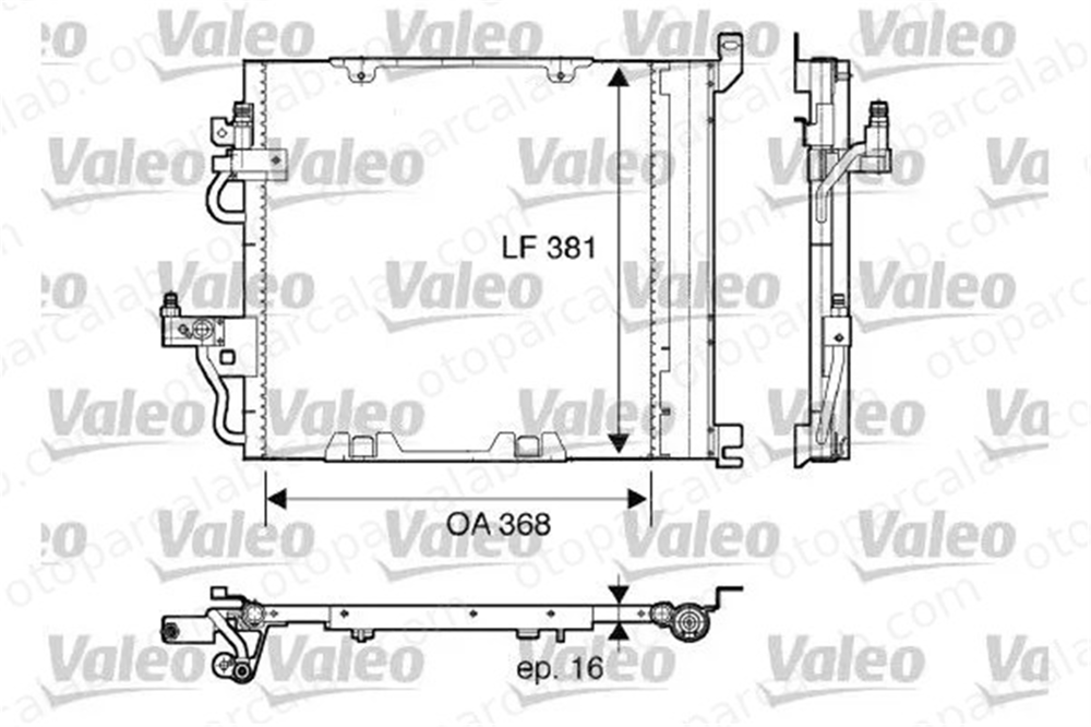 VALEO 817847 Klima Radyatörü OPEL ASTRA H ASTRA H GTC 1850099 13129195