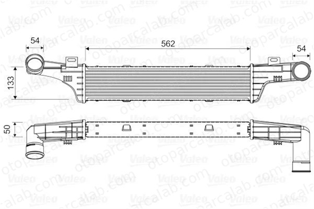 VALEO 817905 Turbo Radyatörü MERCEDES-BENZ E-SERISI E-SERISI T-Model A2105000400 2105000400